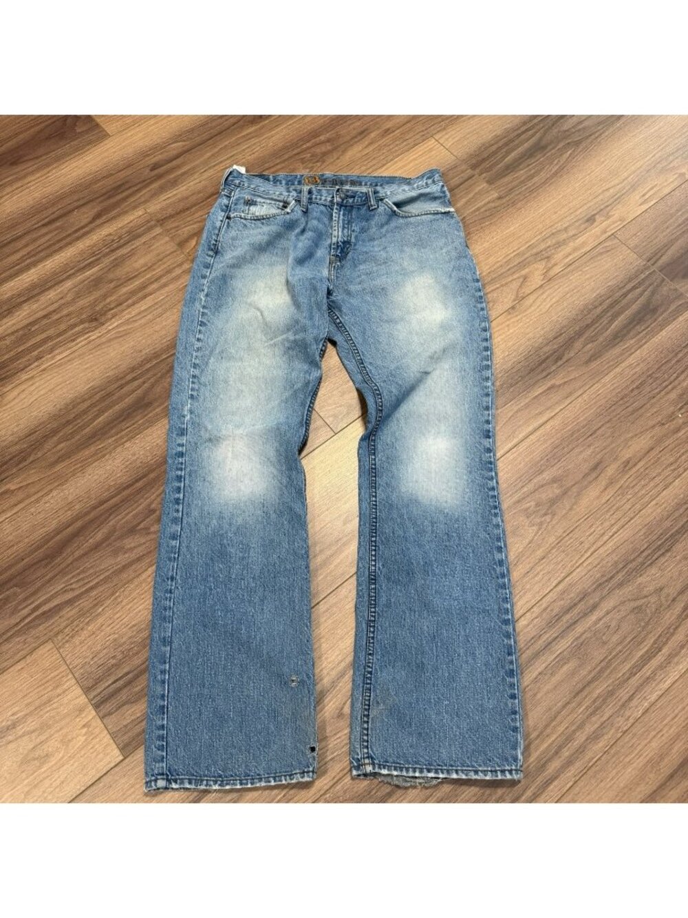 Bullhead Jeans Blue Denim Slim Boot Punk Skate Grunge Size 34x34 Y2K Vintage